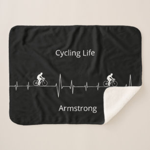 Couverture Sherpa Vie cyclable, Heartbeat personnalisable