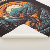 Couverture Sherpa Vie cyclable, personnalisable rétro (3/4)