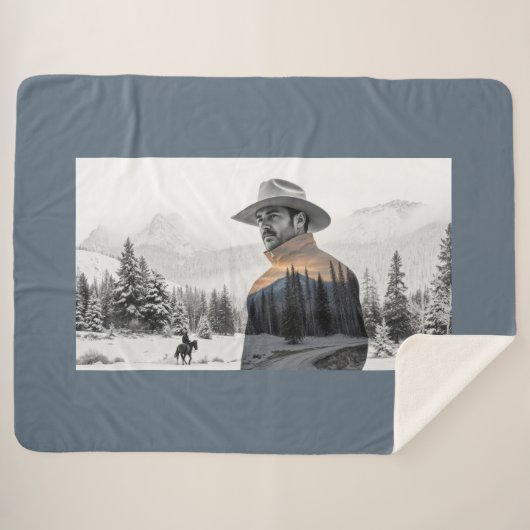 Couverture Sherpa Vie de cowboy (Devant (Horizontal))
