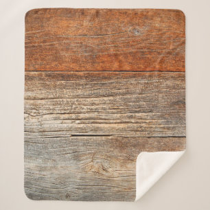 Couverture Sherpa Vieille clôture en bois. arrière - plan palissade