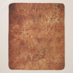 Couverture Sherpa Vieux Grunge Texture métallique rustique