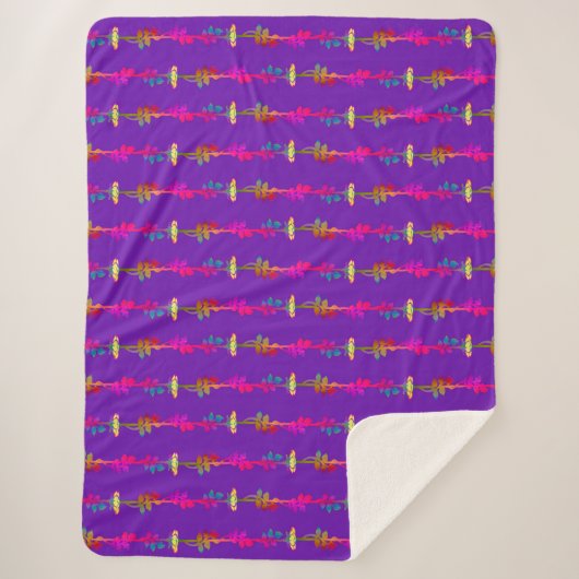 Couverture Sherpa Vignes flamboyantes Nuit (Devant)