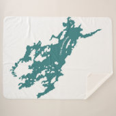 Couverture Sherpa Vignipesaukee Dow Island Blanket (Devant (Horizontal))