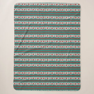 Couverture Sherpa Vilain tricot de Noël Motif traditionnel 12