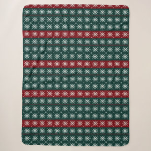 Couverture Sherpa Vilain tricot de Noël Motif traditionnel 9