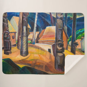 Couverture Sherpa Village de Kispiax Emily Carr