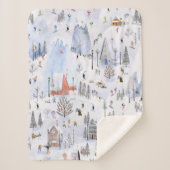 Couverture Sherpa Village skiable alpin de montagne occupé (Devant)