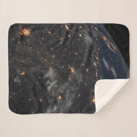 Couverture Sherpa Ville Lumière La Nuit Sur La Planète Terre (Devant (Horizontal))