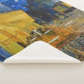 Couverture Sherpa Vincent van Gogh - Café Terrasse en soirée (3/4)