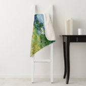 Couverture Sherpa Vincent van Gogh - Champ de blé vert avec Cypress (En situation)