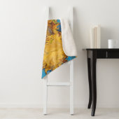 Couverture Sherpa Vincent van Gogh - Deux tournesols coupés (En situation)