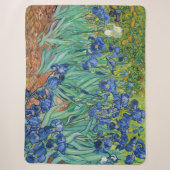 Couverture Sherpa Vincent Van Gogh - Iris (Devant)