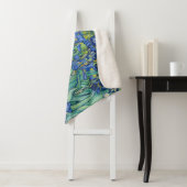Couverture Sherpa Vincent Van Gogh - Iris (En situation)