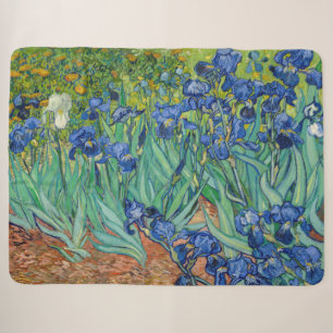 Couverture Sherpa Vincent Van Gogh - Iris