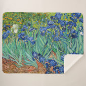 Couverture Sherpa Vincent Van Gogh - Irises (Devant (Horizontal))