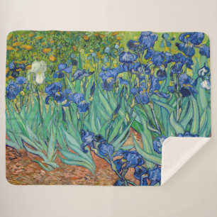Couverture Sherpa Vincent Van Gogh - Irises
