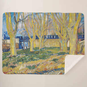 Couverture Sherpa Vincent van Gogh - Le Train Bleu