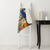 Couverture Sherpa Vincent Van Gogh - Masterpieces Patchwork (En situation)