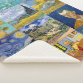 Couverture Sherpa Vincent Van Gogh - Masterpieces Patchwork (3/4)