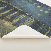 Couverture Sherpa Vincent van Gogh | Nuit étoilée sur le Rhône (3/4)