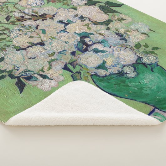 Couverture Sherpa Vincent van Gogh - Rose (3/4)