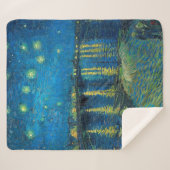 Couverture Sherpa Vincent Van Gogh Starry Night Over the Rhone (Devant (Horizontal))