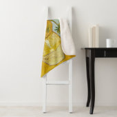 Couverture Sherpa Vincent Van Gogh - Vase avec douze tournesols (En situation)