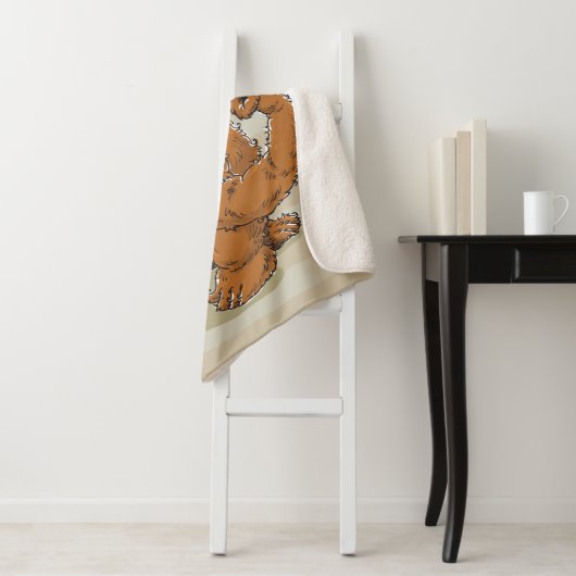 Couverture Sherpa Vintage (En situation)