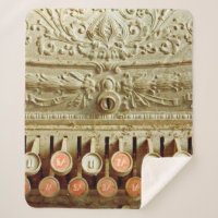 Vintage cash register, covered in dust and cobweb