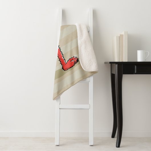 Couverture Sherpa Vintage Elmo (En situation)