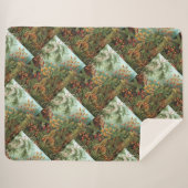 Couverture Sherpa Vintage Ernst Haeckel Mosses (Devant (Horizontal))