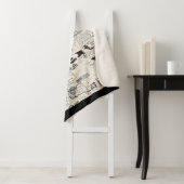 Couverture Sherpa Vintage Newspaper (En situation)