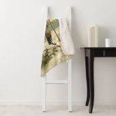 Couverture Sherpa Vintage Père Noël Noël Victorien (En situation)