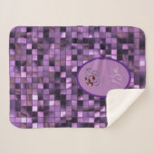 Couverture Sherpa Violet (Devant (Horizontal))