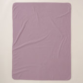 Couverture Sherpa Violet clair solide, violet clair (Devant)