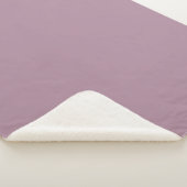 Couverture Sherpa Violet clair solide, violet clair (3/4)