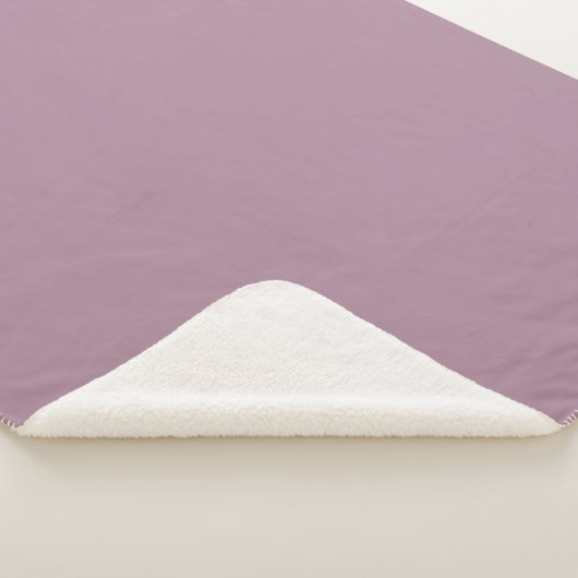 Couverture Sherpa Violet clair solide, violet clair (3/4)