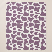 Couverture Sherpa Violet Cow (Devant)