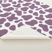 Couverture Sherpa Violet Cow (3/4)