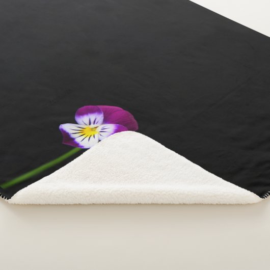 Couverture Sherpa Violet Fleur sbcna (3/4)