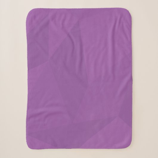 Couverture Sherpa Violet, géométrique, cool, tendance, art simple mo (Devant)