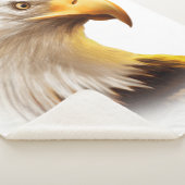 Couverture Sherpa Visage d'aigle  (3/4)