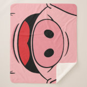 Couverture Sherpa Visage de porc (Devant)