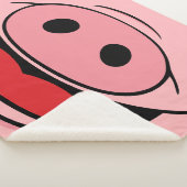 Couverture Sherpa Visage de porc (3/4)