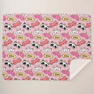 Couverture Sherpa Visages des animaux mignons
