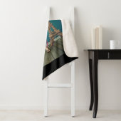 Couverture Sherpa Vit Dans Un Monde De Rêve Funky Altered Art (En situation)