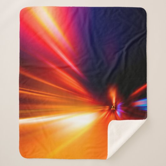 Couverture Sherpa vitesse sur la nuit road abstract, arrière - plan, (Devant)