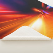 Couverture Sherpa vitesse sur la nuit road abstract, arrière - plan, (3/4)