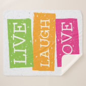 Couverture Sherpa Vivent l'amour de rire (Devant (Horizontal))