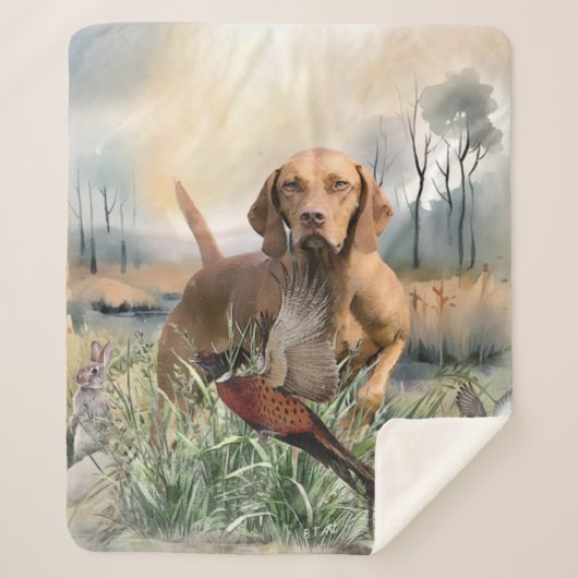 Couverture Sherpa Vizsla, Art (Devant)